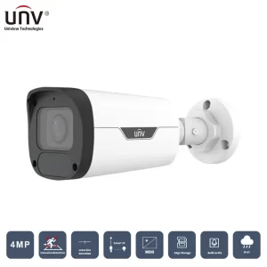 UNV IPC2324LB-ADEZK-H 4 MP IR BULLET MOTORİZE IP KAMERA, SESLİ